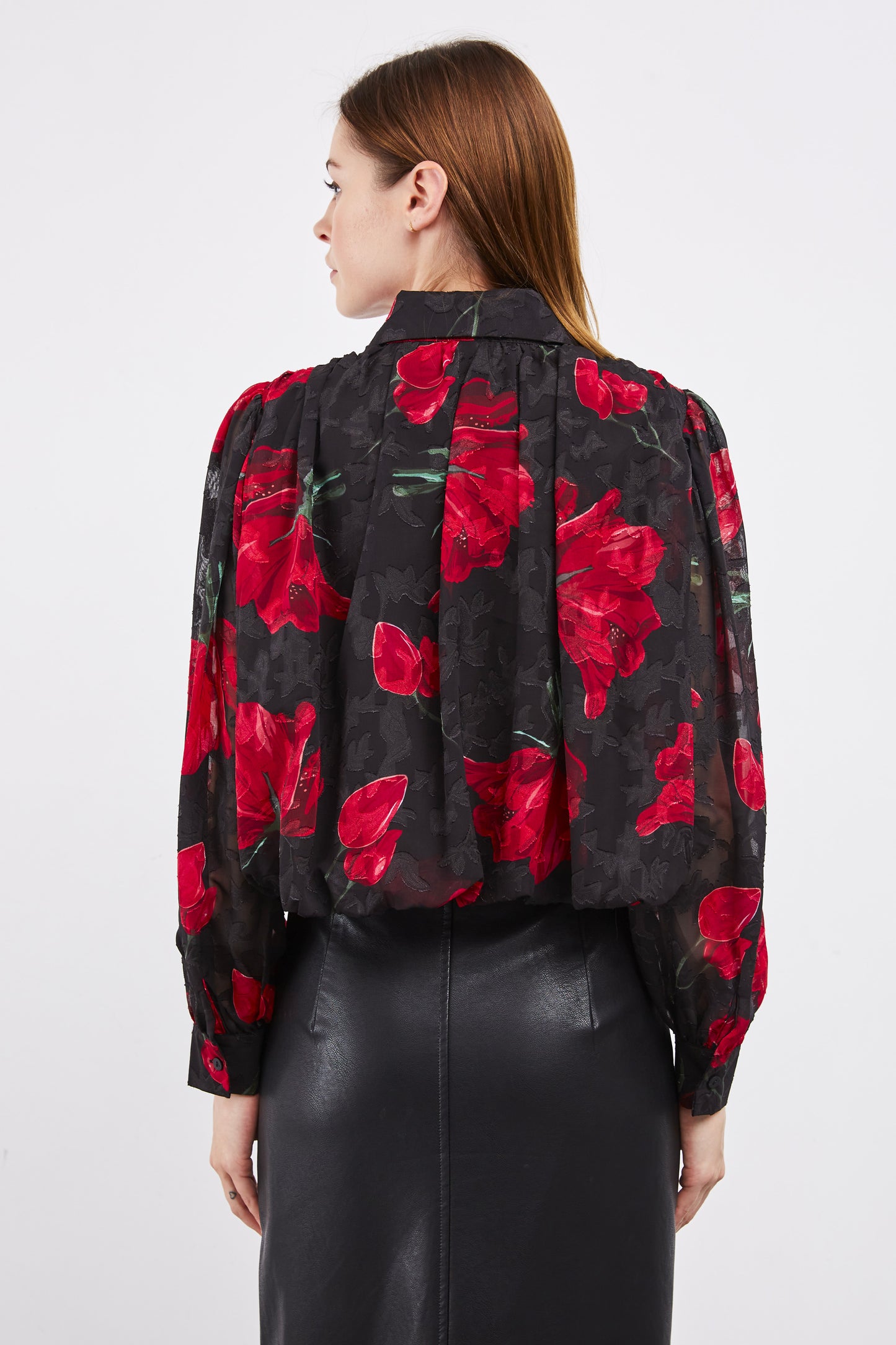 CHEMISE À ROSES