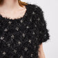 GLITTERED FUR DRESS