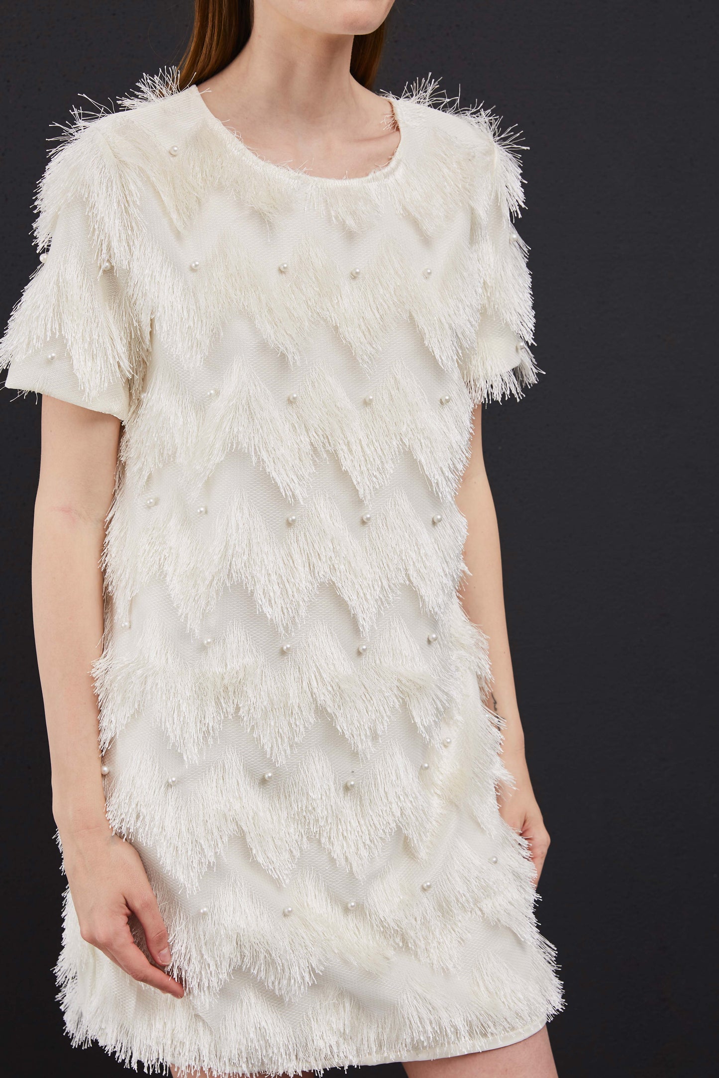 FEATHERY DRESS