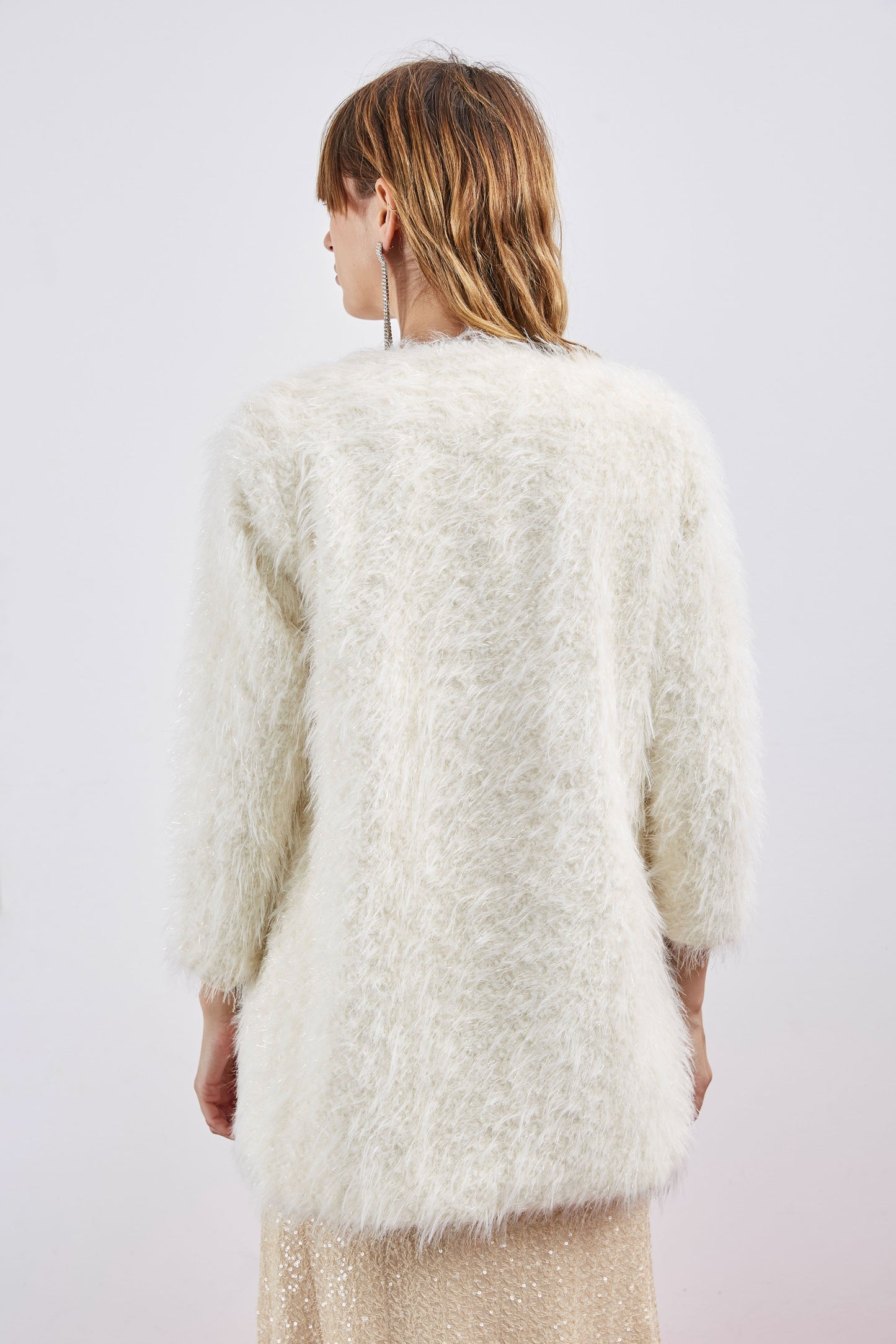 BEIGE FUR JACKET