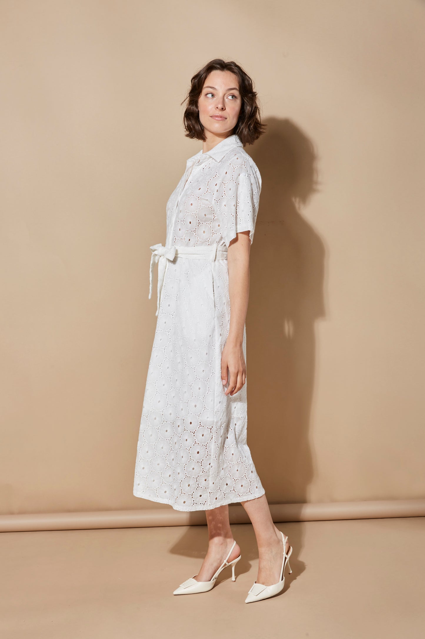 COTTON SHIRT DRESS